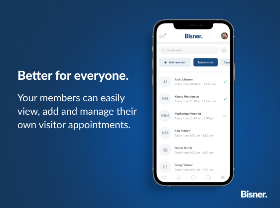 screenshot of Bisner Workplace